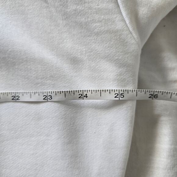 Diesel Women's Embroidered Logo Hoodie Sweatshirt White Size S Oversized Y2K - Picture 8 of 9